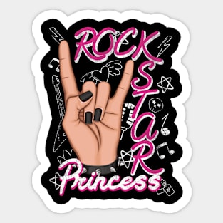 Rockstar Princess Sticker